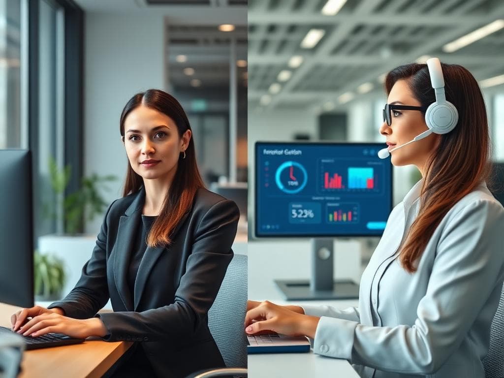AI chatbot versus live chat comparison for UK small businesses