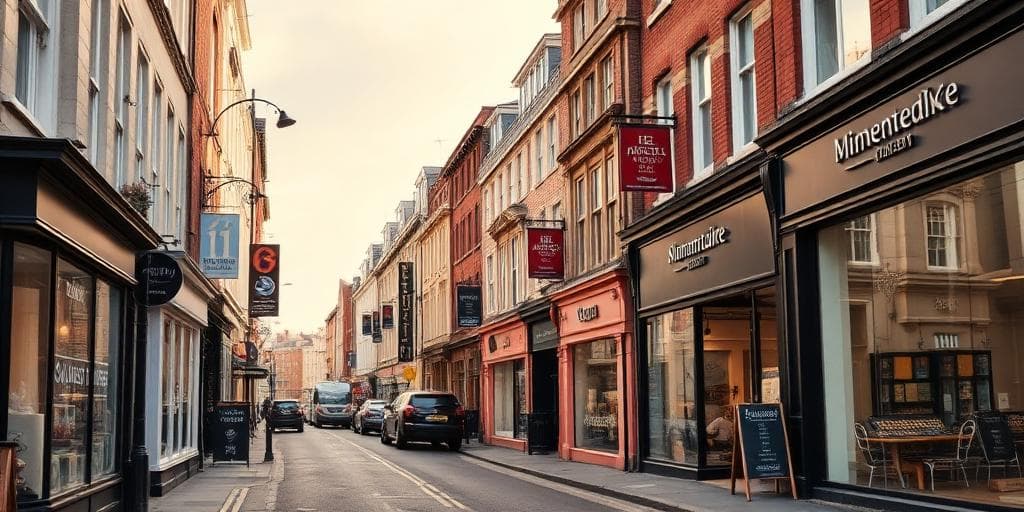UK high street businesses using AI chatbot technology in Newcastle