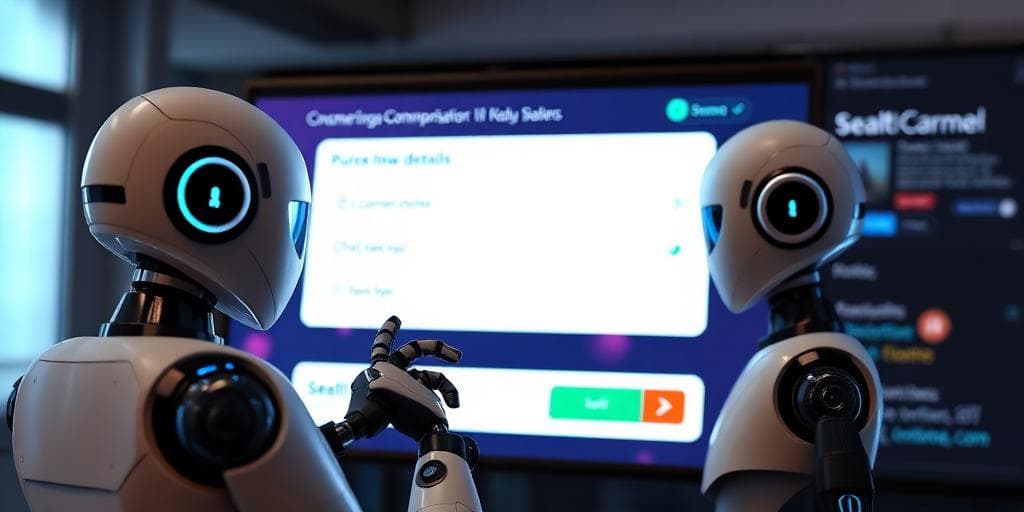 AI chatbot capturing customer contact details on website