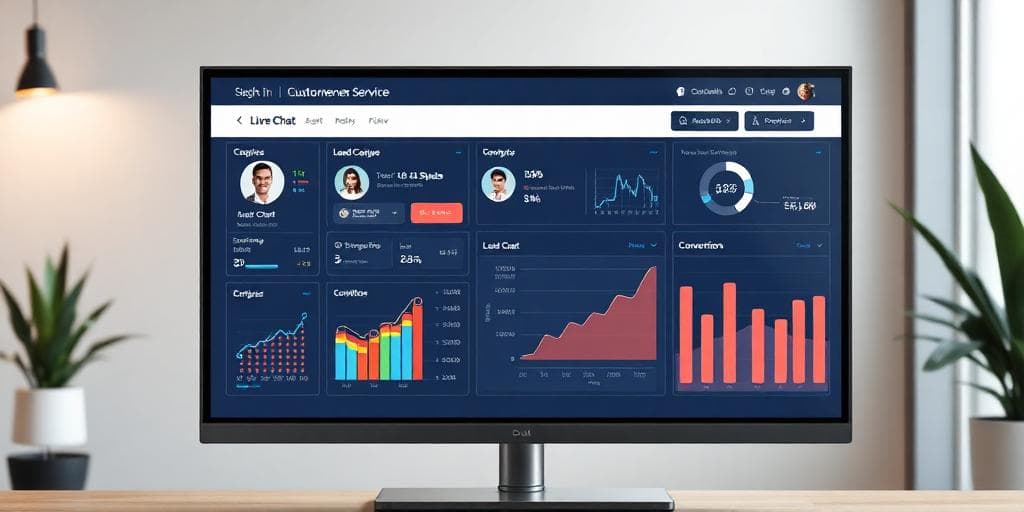 Customer service analytics dashboard showing improved engagement metrics